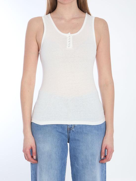 25SS 더로우 민소매 티셔츠 8730K635 WHITE