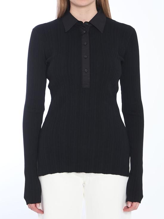 25SS 토템 긴팔 티셔츠 252WRT0453YA0044 001 BLACK