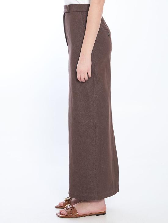 25SS 막스마라 롱 스커트 251110101360010742 002 BROWN - MAX MARA