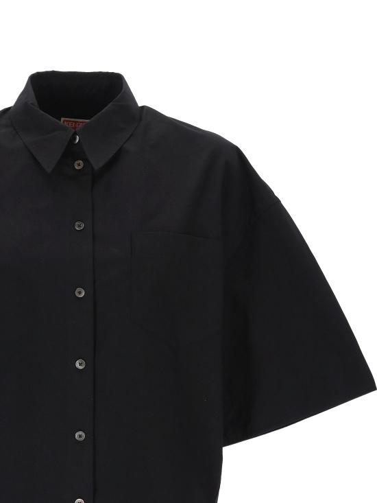 25SS 겐조 셔츠 FF52CH2589LB 99 Black - KENZO