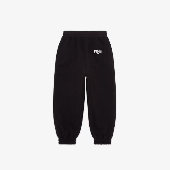 25SS [키즈] 펜디 팬츠 JUF065 AJ2UF11FU Black zucca - FENDI