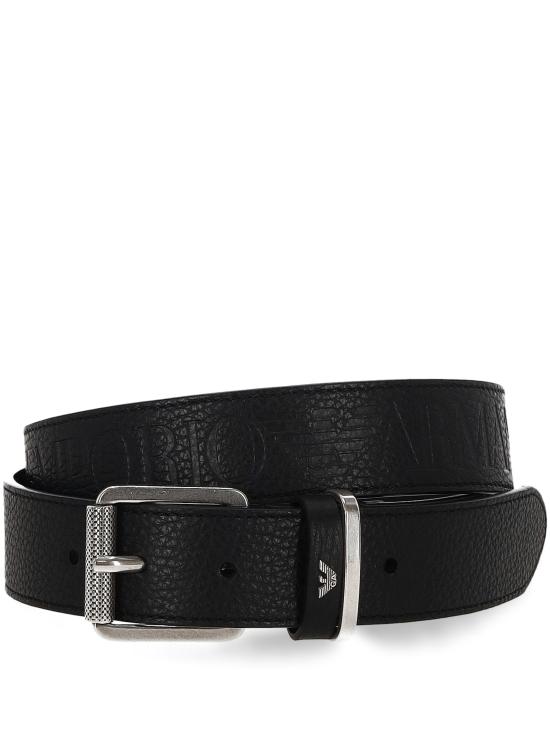 25SS 엠포리오 아르마니 가죽 벨트 EM001644 AF14710UC001 Black