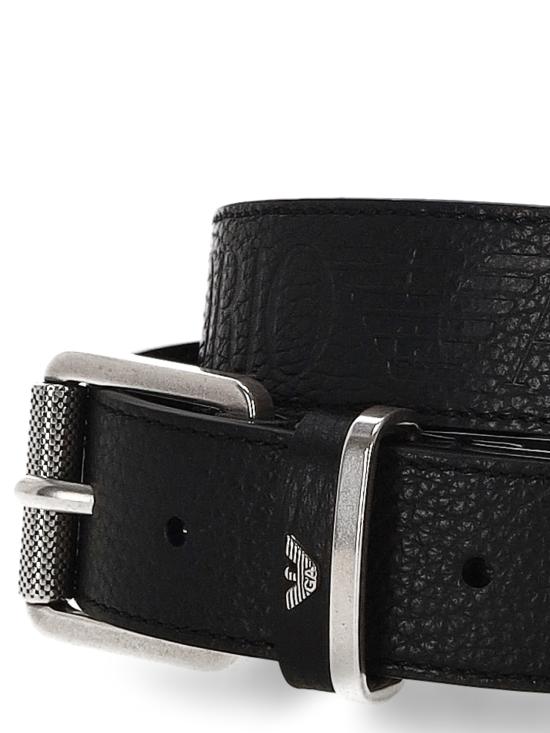 25SS 엠포리오 아르마니 가죽 벨트 EM001644 AF14710UC001 Black - EMPORIO ARMANI