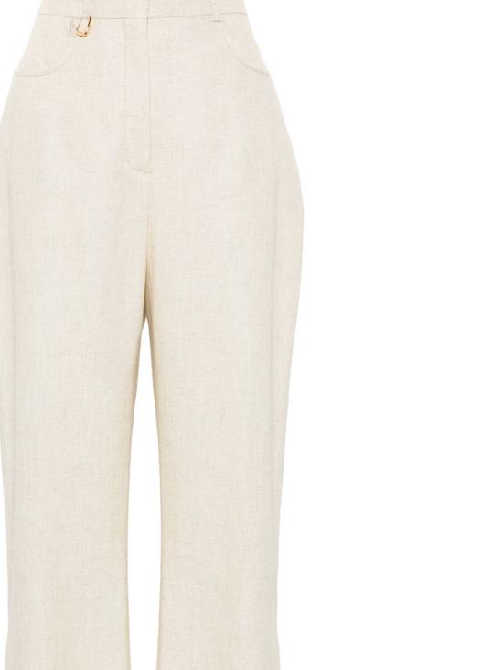 25SS 자크뮈스 스트레이트 팬츠 243PA003 1358130 Beige - JACQUEMUS