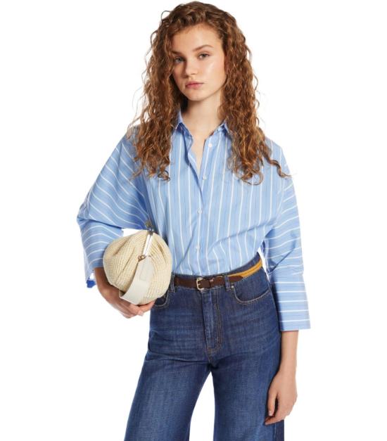 25SS 위켄드막스마라 셔츠 2515111092600 059 40 Light blue - WEEKEND MAX MARA