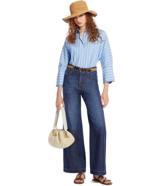 25SS 위켄드막스마라 셔츠 2515111092600 059 40 Light blue - WEEKEND MAX MARA