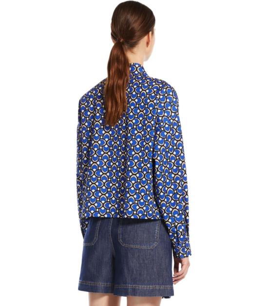 25SS 위켄드막스마라 셔츠 2515111112600 005 40 Blue - WEEKEND MAX MARA