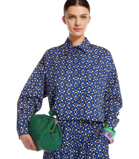 25SS 위켄드막스마라 셔츠 2515111112600 005 40 Blue - WEEKEND MAX MARA