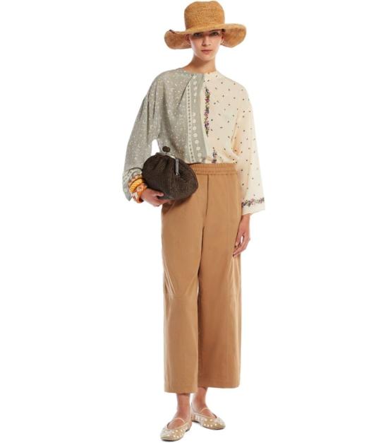 25SS 위켄드막스마라 블라우스 2515111012600 001 42 Ivory - WEEKEND MAX MARA