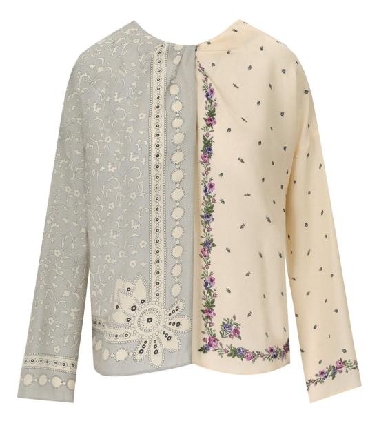 25SS 위켄드막스마라 블라우스 2515111012600 001 42 Ivory