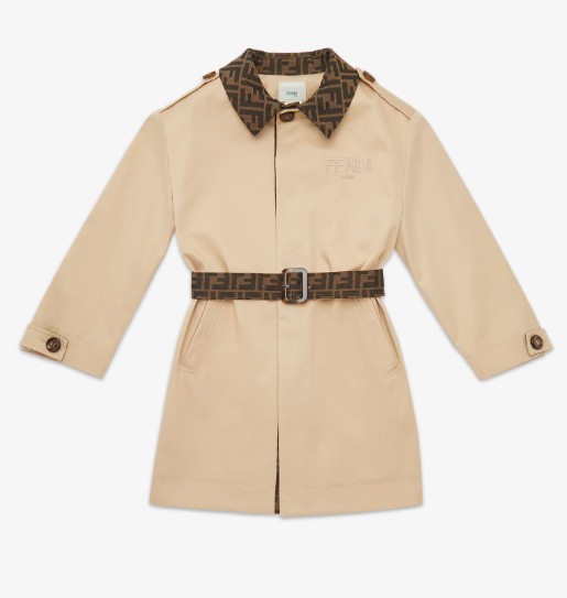 25SS [키즈] 펜디 코트 JUA237 ART2F1P2P DESERT SAND