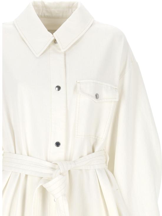 25SS 이브살로몬 블라우스 25EFM03515DECO C10 White - YVES SALOMON