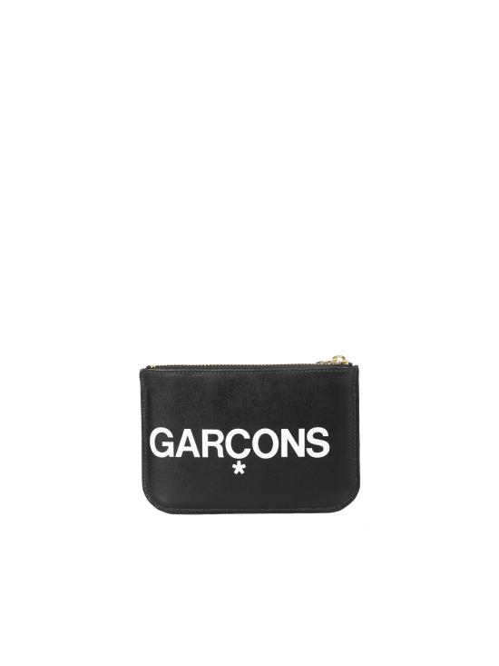  꼼데가르송 휴즈 로고 파우치 지갑 클러치/파우치 SA8100HL BLACK Black - COMME DES GARCONS