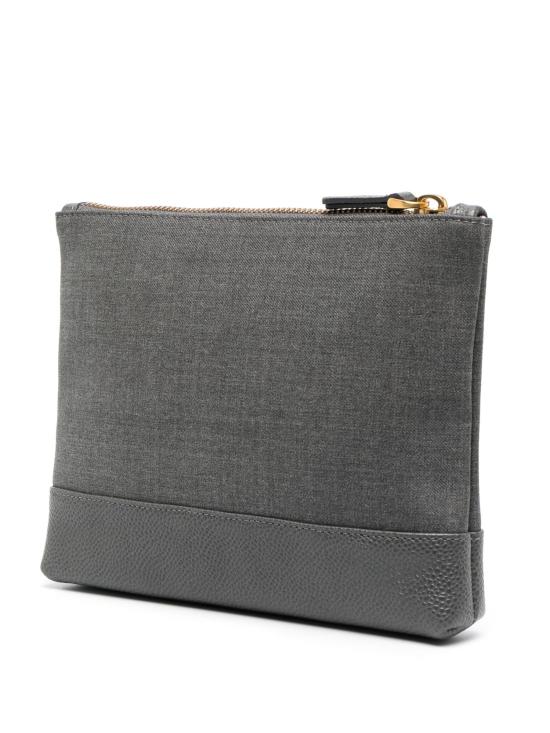 25SS 톰브라운 클러치/파우치 UAC052A F0543035 Med grey - THOM BROWNE