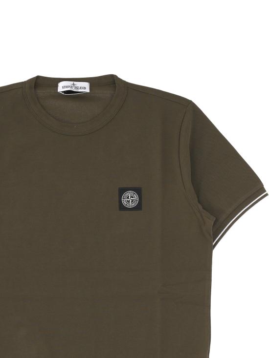 25SS [키즈] 스톤 아일랜드 티셔츠 K1S162100001 S0018V0054 Green - STONE ISLAND