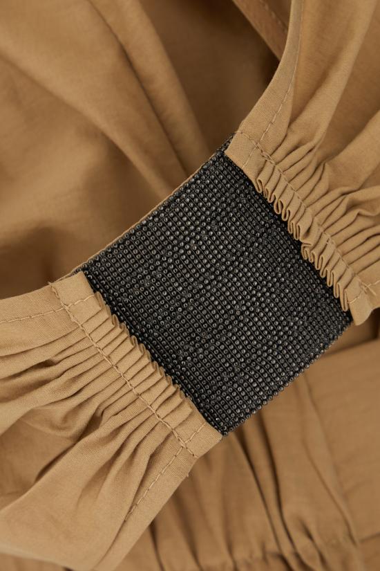 25SS 브루넬로 쿠치넬리 미디 원피스 M0F79A5092 C2871 BROWN - BRUNELLO CUCINELLI