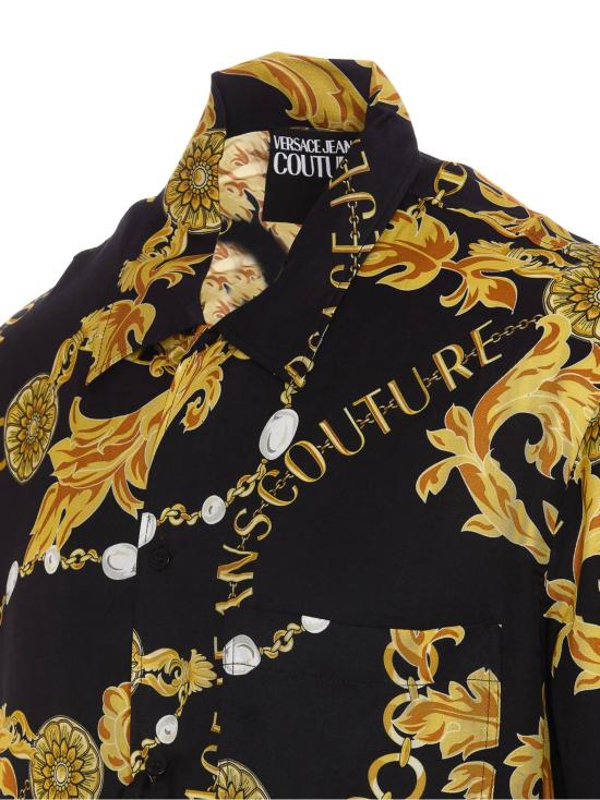  베르사체 반팔 셔츠 75GAL2B0 NS298G89 Black - VERSACE