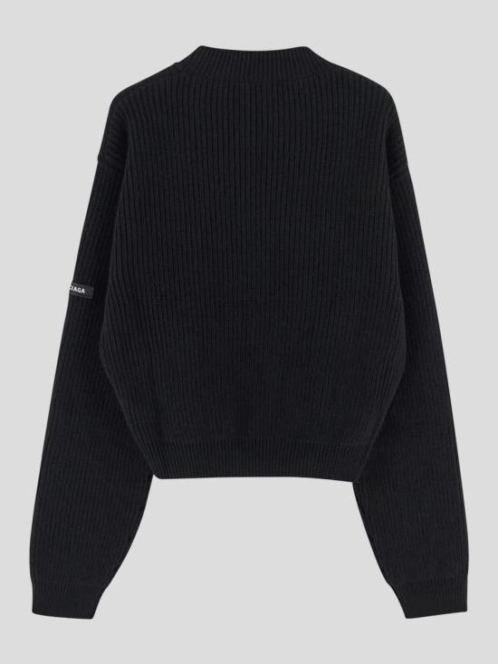 25SS 발렌시아가 긴팔 티셔츠 808444T17031000 Black - BALENCIAGA