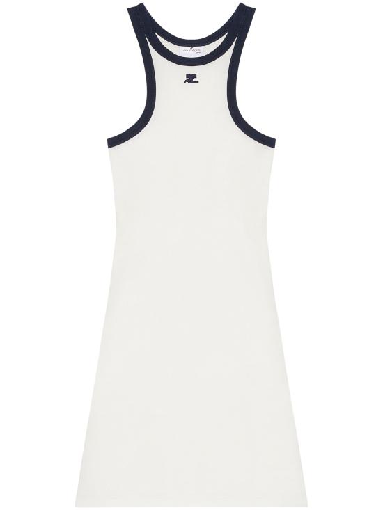 25SS 쿠레쥬 숏 원피스 125JRO577JS0203 0083 HERITAGE WHITE NAVY