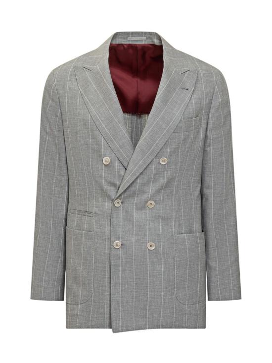 25SS 브루넬로 쿠치넬리 수트 세트 MR473LDBH C004 GREY - BRUNELLO CUCINELLI