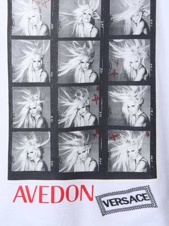  베르사체 긴팔 티셔츠 A84808 A227994A1001 WHITE - VERSACE