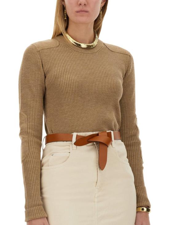 24FW 이자벨마랑에뚜왈 스웨터 PU0515FA B3L07E50CM Beige - ISABEL MARANT ETOILE