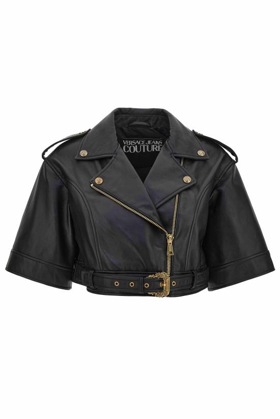  베르사체 가죽 자켓 76HAVP02 CP009899 Black