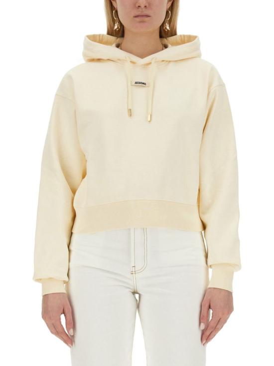 24FW 자크뮈스 후드 티셔츠 241JS162 2341130 Beige - JACQUEMUS