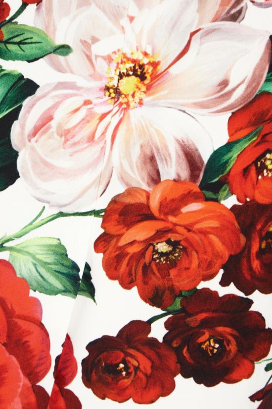 25SS 돌체앤가바나 미디 스커트 F4BCATFSIB4HA5PD WHITE