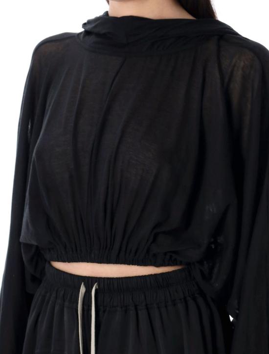 25SS 릭 오웬스 긴팔 티셔츠 25PRO01E7278UC 09 Black - RICK OWENS