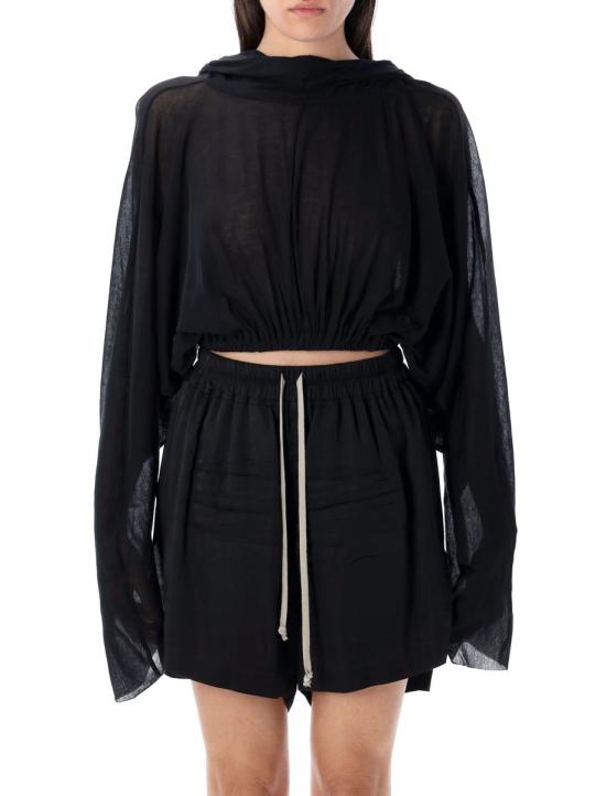 25SS 릭 오웬스 긴팔 티셔츠 25PRO01E7278UC 09 Black