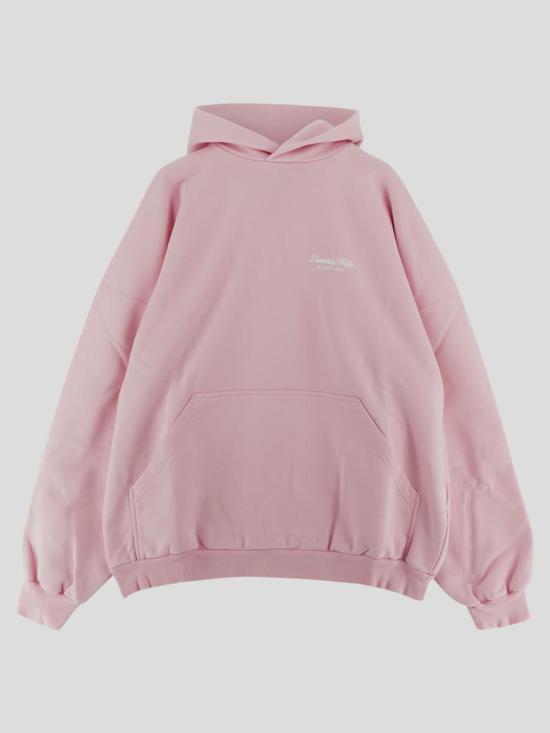 25SS 발렌시아가 후드 티셔츠 739024TQVS75708 LIGHT PINK