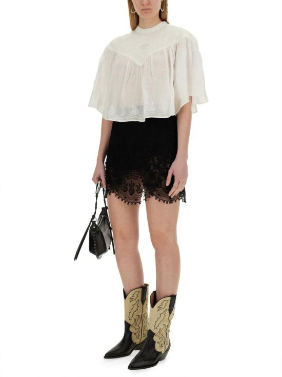  이자벨마랑 숏 스커트 JU0193FA B2J07101BK Black - ISABEL MARANT