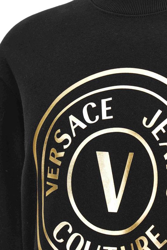 25FW 베르사체 긴팔 티셔츠 77GAIT01 CF00TG89 Black - VERSACE