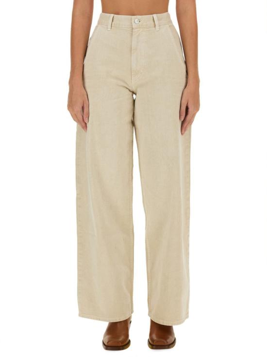 24FW 이자벨마랑에뚜왈 스트레이트 팬츠 PA0396FA B3H02E23EC POWDER