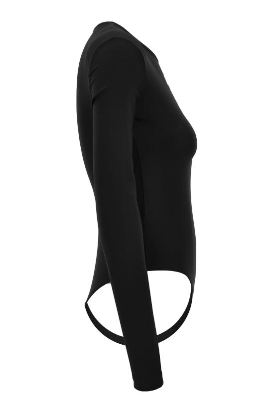 25FW 베르사체 바디수트 티셔츠 77HAM221 J0148899 Black - VERSACE