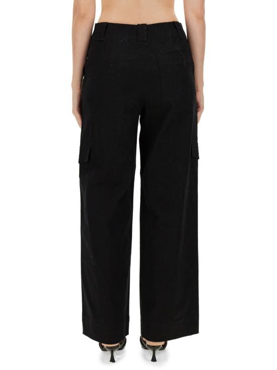 24FW 가니 스트레이트 팬츠 F9612 099 Black - GANNI