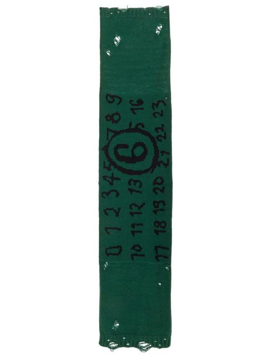 24FW MM6 메종마르지엘라 머플러/스카프 S62TE0052 M13074002J GREEN