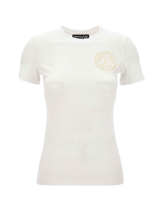 25FW 베르사체 반팔 티셔츠 77HAHT00 CJ03TG03 White