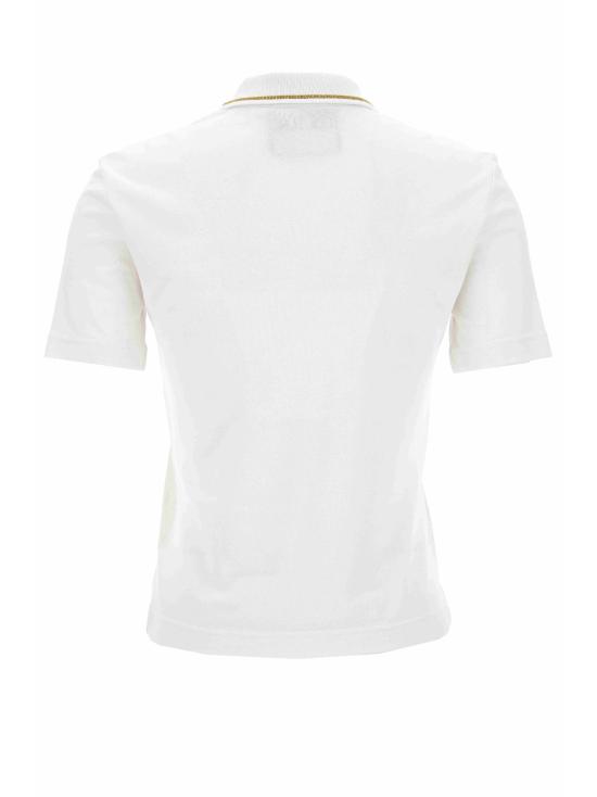 25FW 베르사체 폴로 티셔츠 77HAGT00 CJ01TG03 White - VERSACE