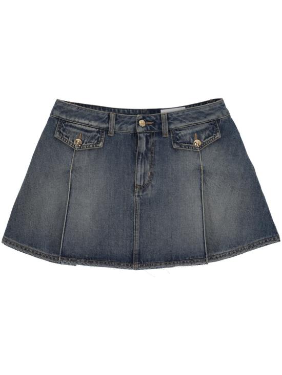 25SS 알렉산더 맥퀸 데님 스커트 817595QMACV4315 BLUE