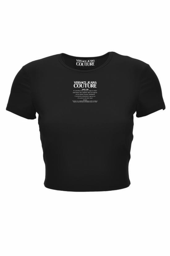 25FW 베르사체 반팔 티셔츠 77HAH602 J0148899 Black