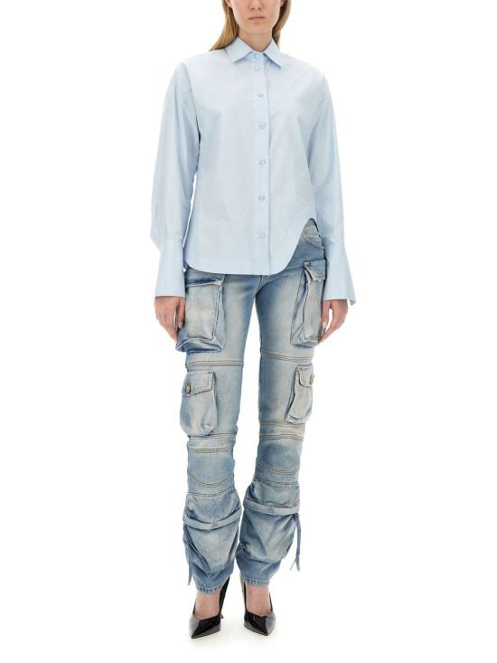 24FW 디 아티코 셔츠 247WCH14 C052135 Blue - THE ATTICO