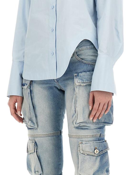 24FW 디 아티코 셔츠 247WCH14 C052135 Blue - THE ATTICO