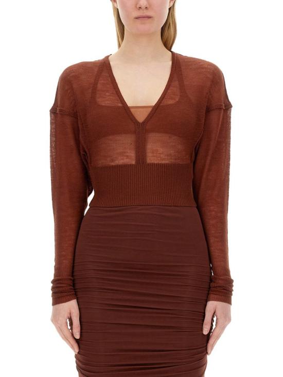  릭 오웬스 긴팔 티셔츠 RO01D2686 KM73 RED