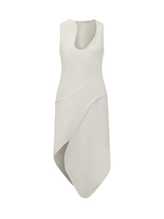 25SS 살바토레 페라가모 미디 원피스 13G865 0223179 WHITE