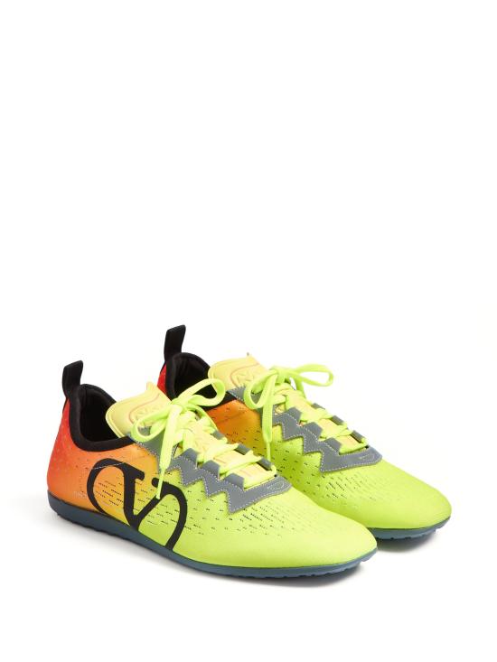 25SS 발렌티노 가라바니 스니커즈 6Y2S0J55 RWLRH9 LIME ORANGE FLUO - VALENTINO GARAVANI