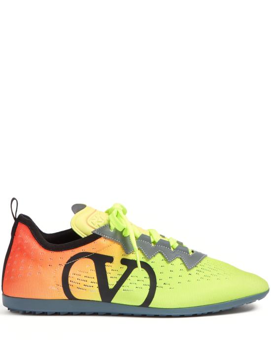 25SS 발렌티노 가라바니 스니커즈 6Y2S0J55 RWLRH9 LIME ORANGE FLUO