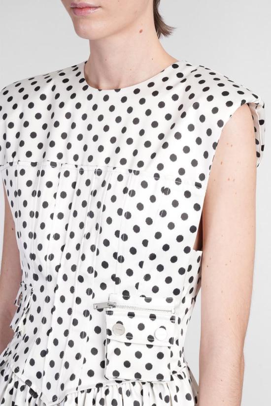 25SS 가니 숏 원피스 412274 W0363 Beige - GANNI