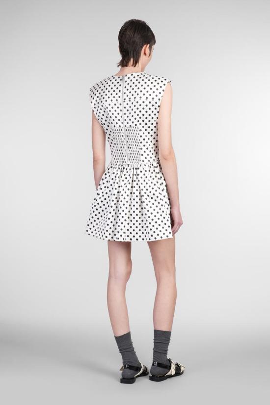 25SS 가니 숏 원피스 412274 W0363 Beige - GANNI